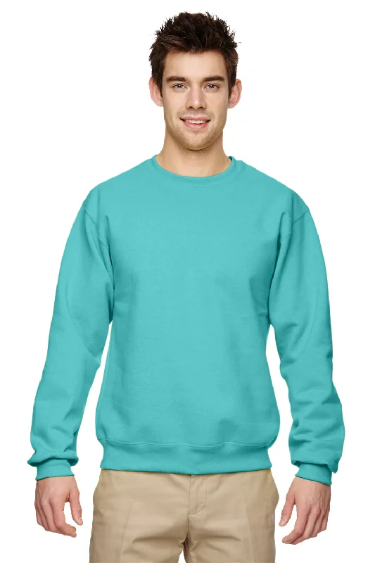 Jerzees Mens NuBlend Fleece Crewneck Sweatshirt - Scuba Blue