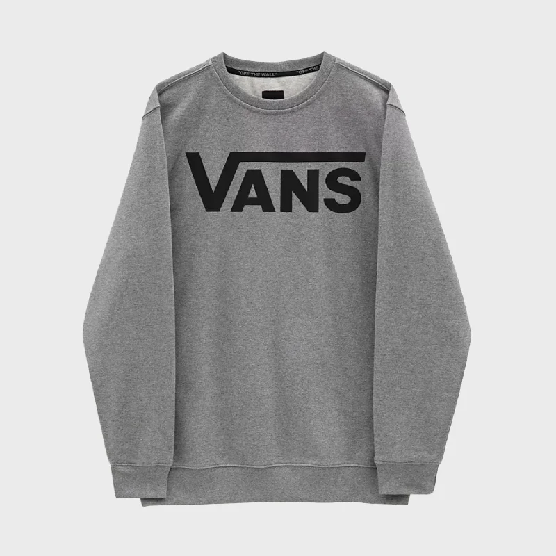 Vans Classic Crew Mens Sweater - Cement Heather/Black