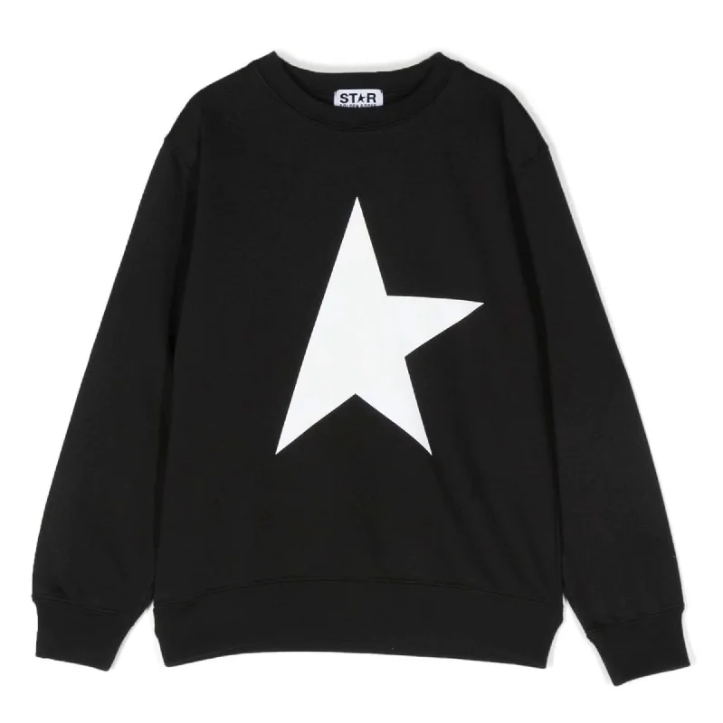 Black Sweatshirt with White Star