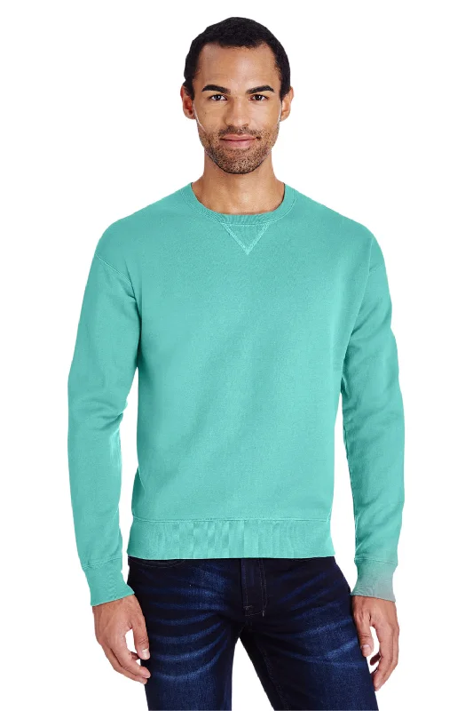 ComfortWash By Hanes Mens Crewneck Sweatshirt - Mint Green