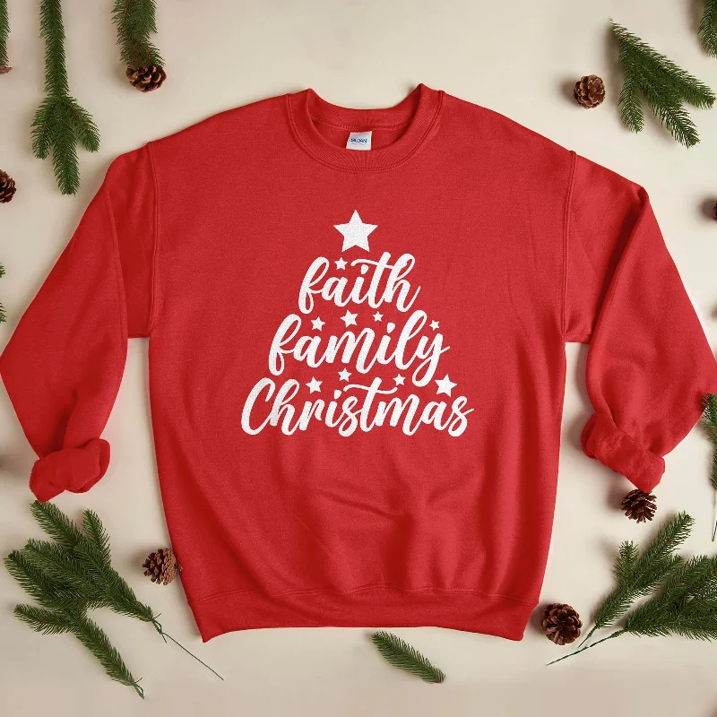 Faith Family Christmas Sweatshirt