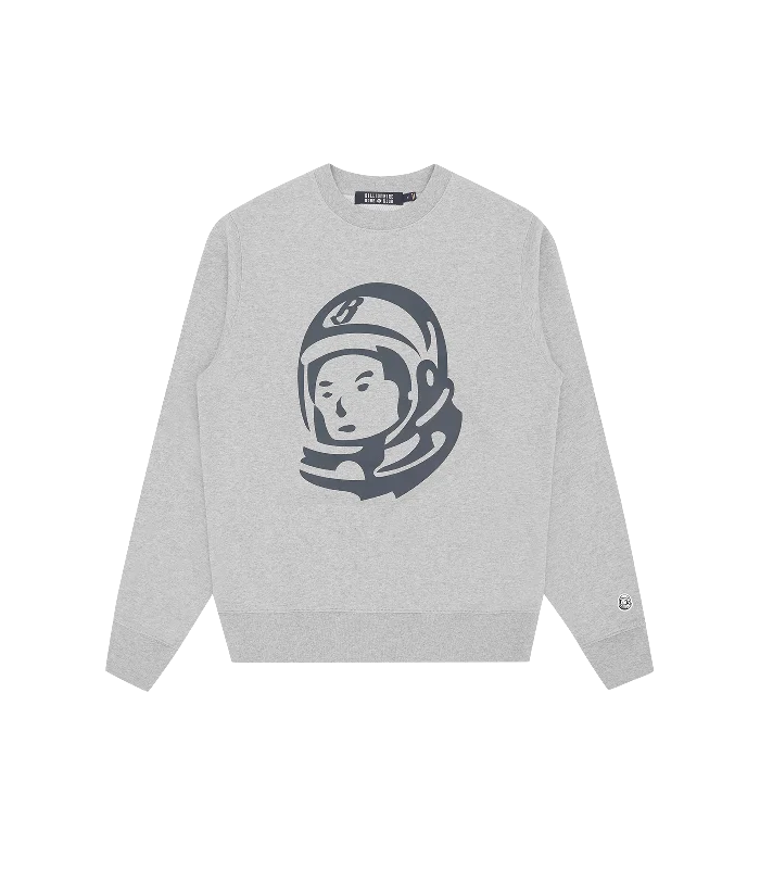 ASTRO HELMET CREWNECK - HEATHER GREY