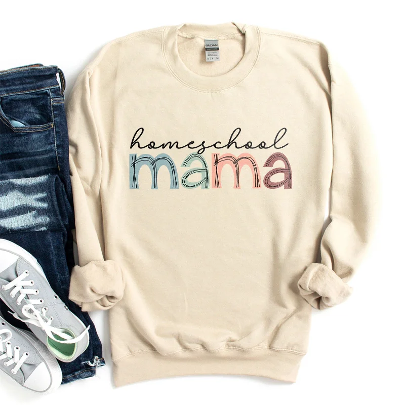 Homeschool Mama Pastel Sweatshirt