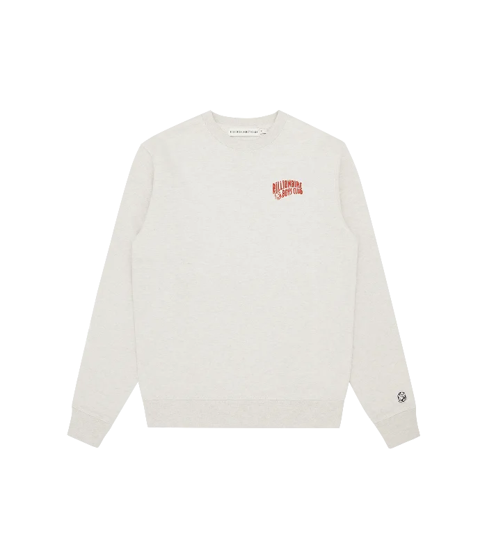 SMALL ARCH LOGO CREWNECK - OAT