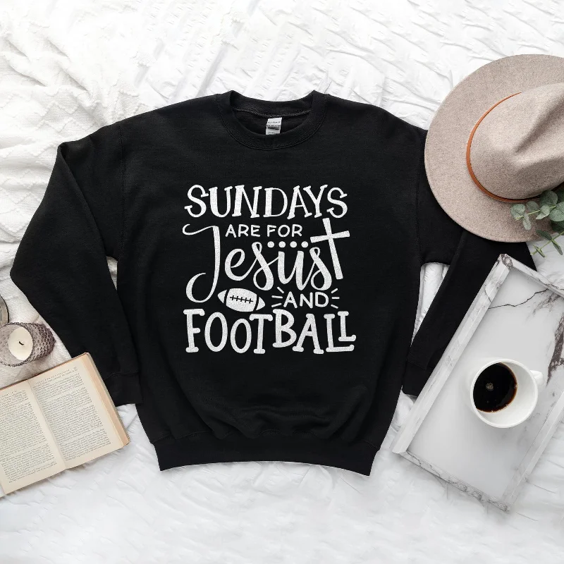 Football And Jesus Sweatshirt