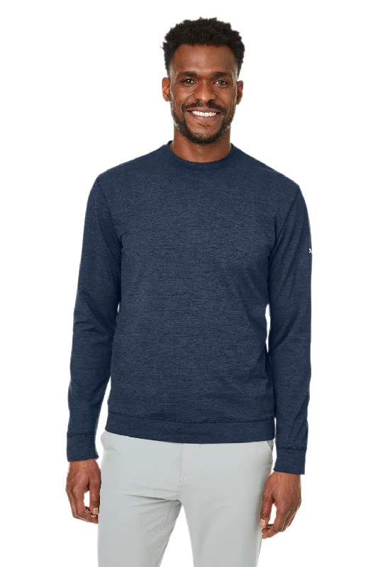 Puma Mens Cloudspun Moisture Wicking Crewneck Sweatshirt - Navy Blue