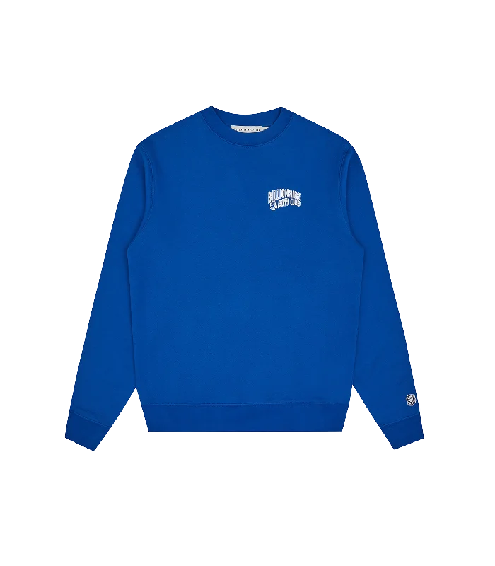 SMALL ARCH LOGO CREWNECK - ROYAL BLUE