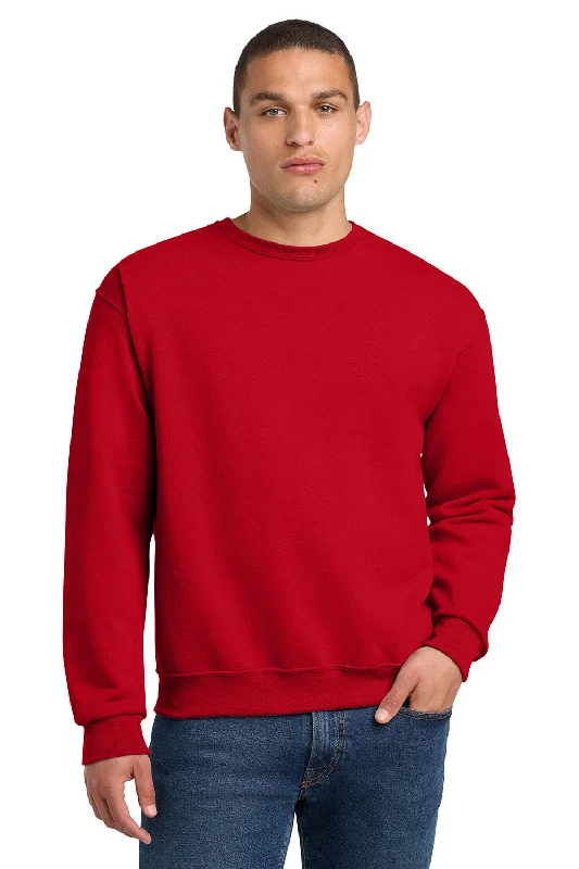 Jerzees Mens NuBlend Fleece Crewneck Sweatshirt - True Red