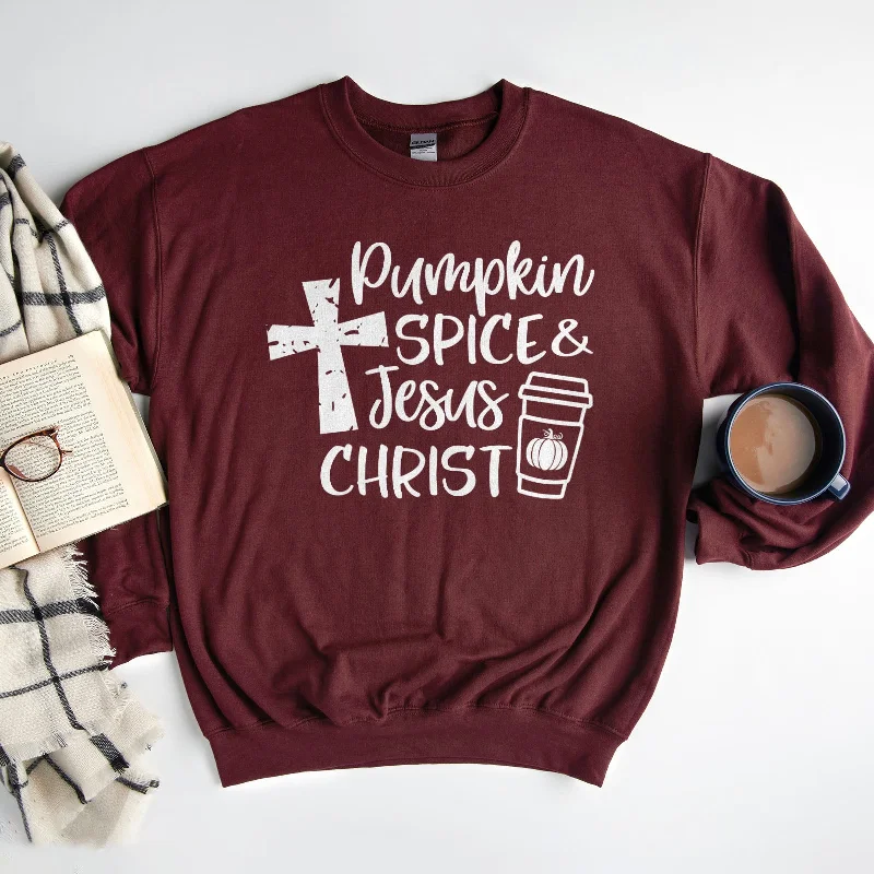 Pumpkin Spice & Jesus Christ Sweatshirt