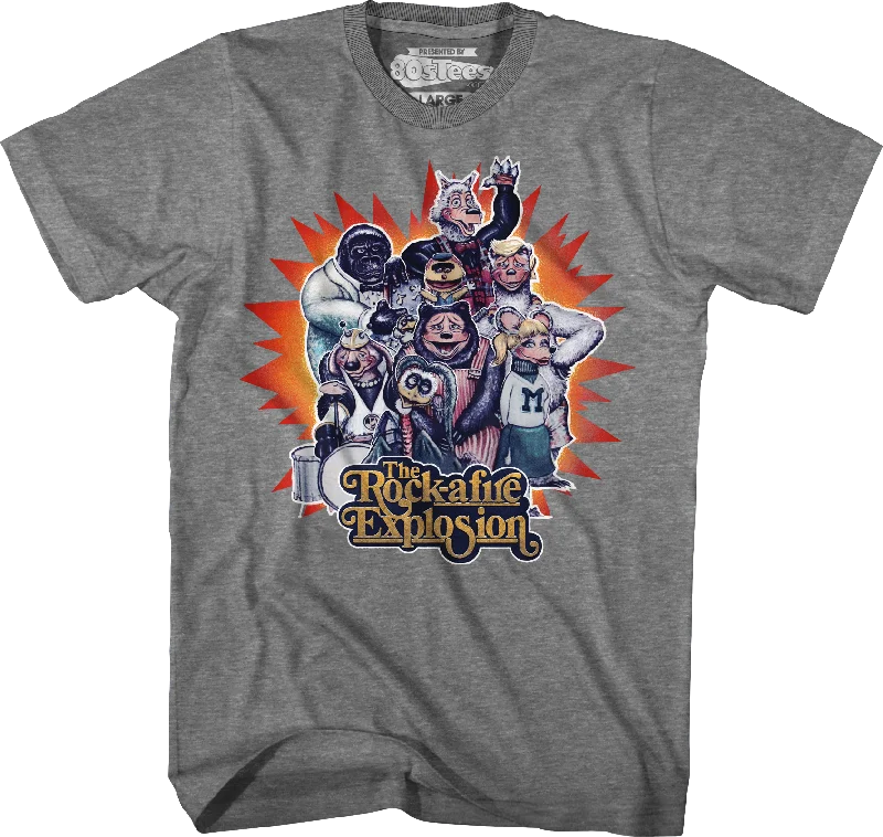 Vintage Group Photo Rock-afire Explosion T-Shirt