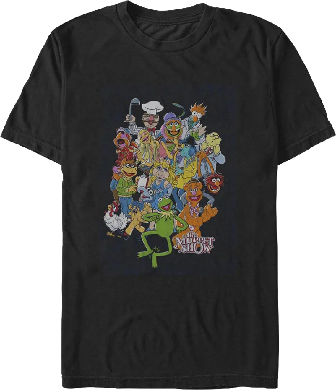 Vintage Cast Photo Muppets T-Shirt