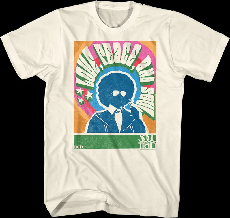 Soul Train Love Peace And Soul T-Shirt