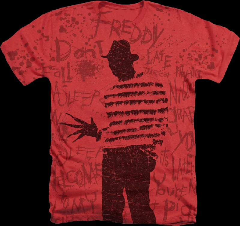 Freddy Silhouette Nightmare On Elm Street T-Shirt