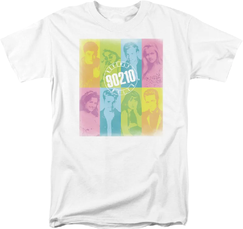 Color Blocks Beverly Hills 90210 T-Shirt