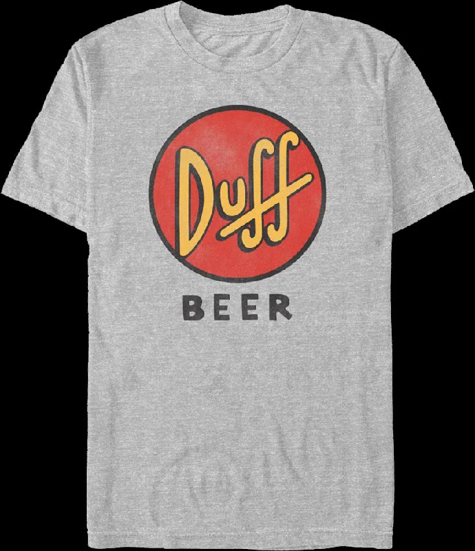 Duff Beer Circle Logo The Simpsons T-Shirt