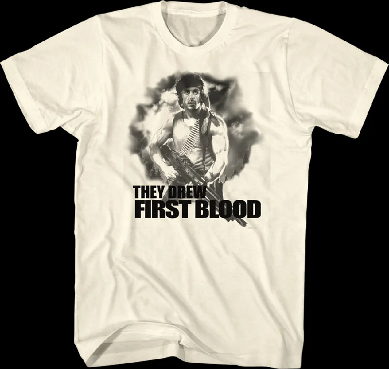 They Drew First Blood Rambo T-Shirt