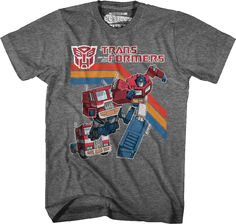 Old School Optimus Prime Transformers T-Shirt