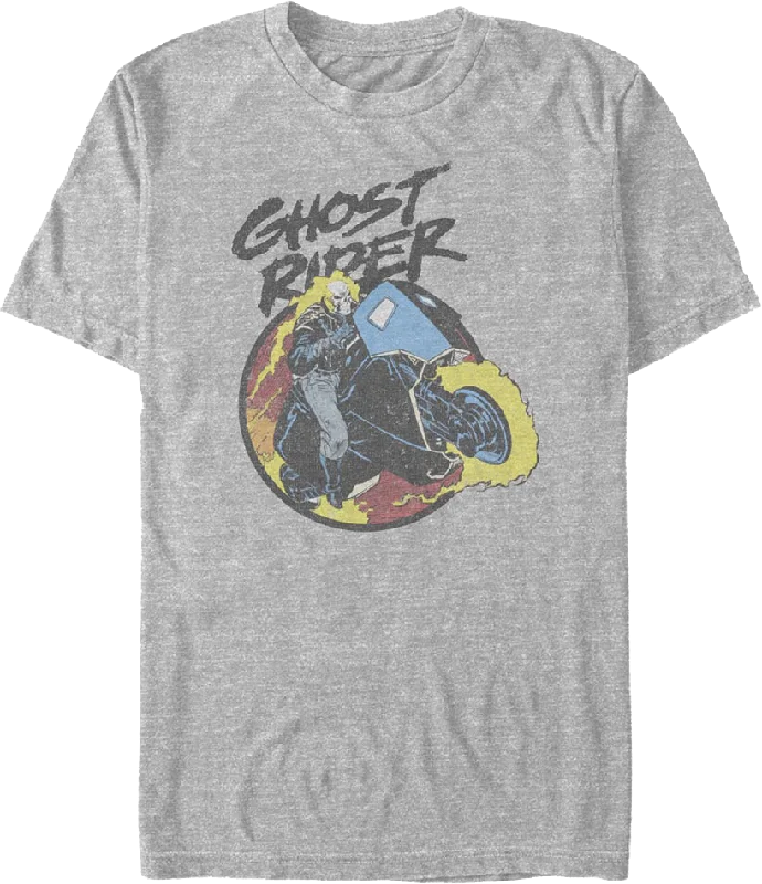 Hell On Wheels Ghost Rider Marvel Comics T-Shirt