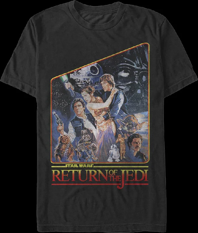 Vintage Return of the Jedi Poster Star Wars T-Shirt