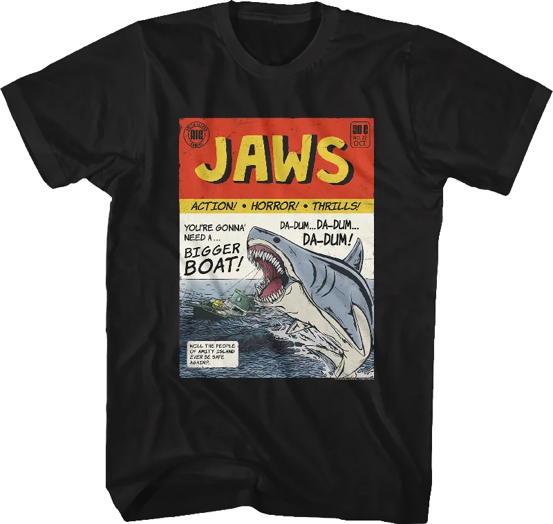 Comic Book Jaws T-Shirt