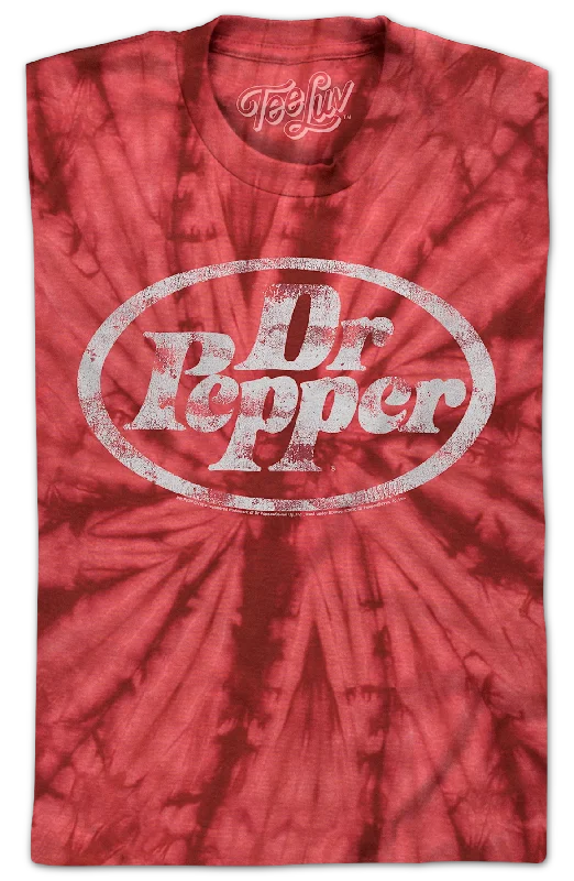 Tie Dye Logo Dr. Pepper T-Shirt