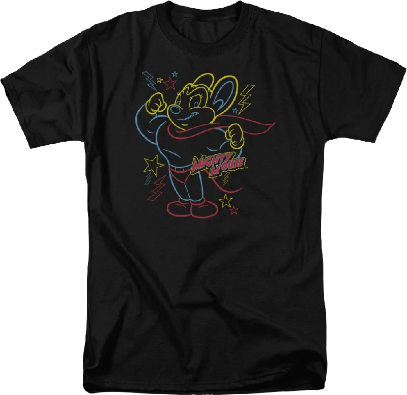 Neon Mighty Mouse T-Shirt