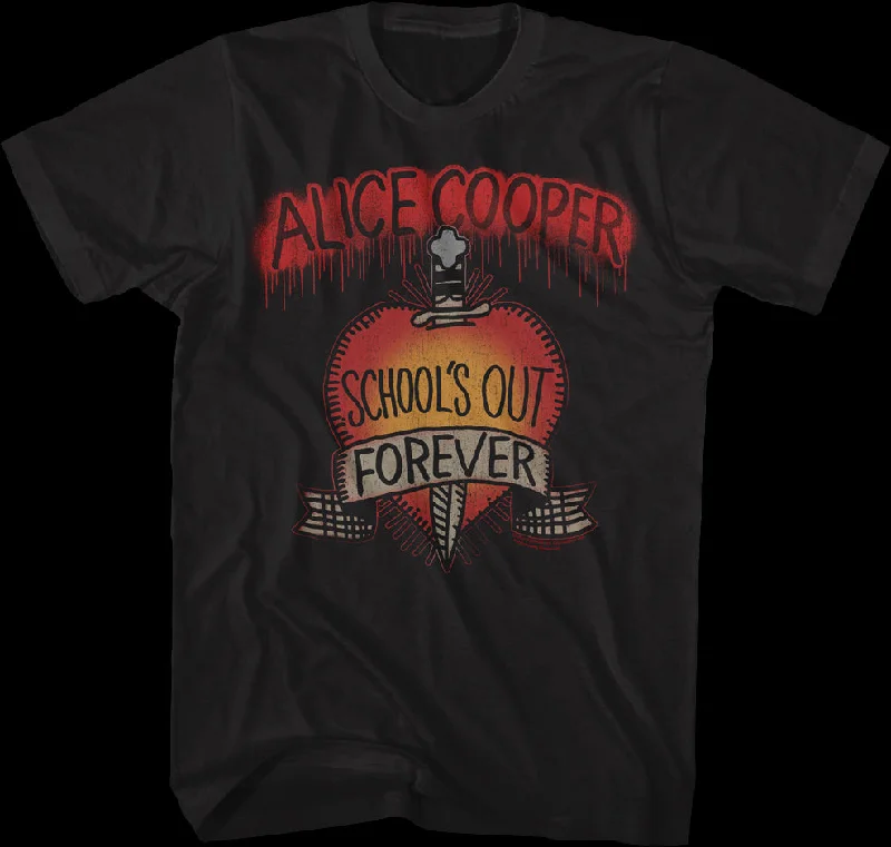 School's Out Forever Alice Cooper T-Shirt