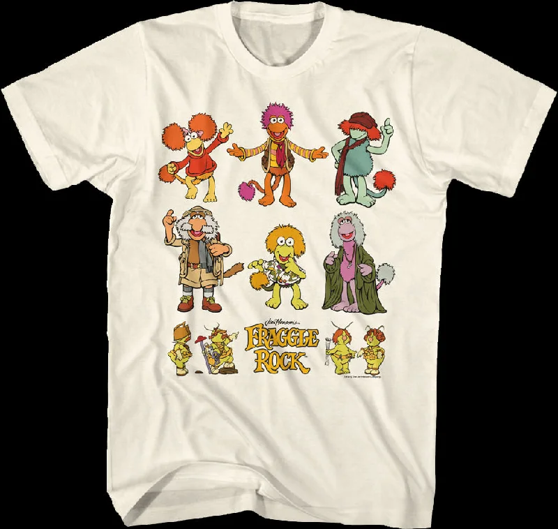 Character Poses Fraggle Rock T-Shirt