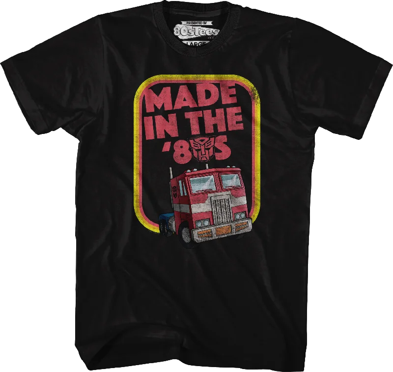 Retro Optimus Prime Made In The '80s Transformers T-Shirt