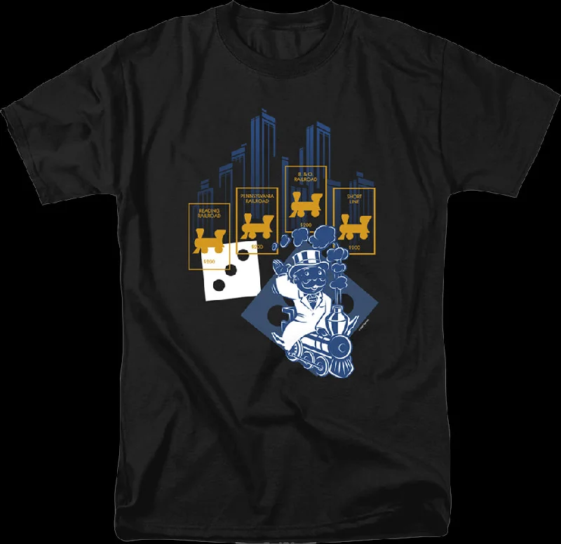 Railroads Monopoly T-Shirt