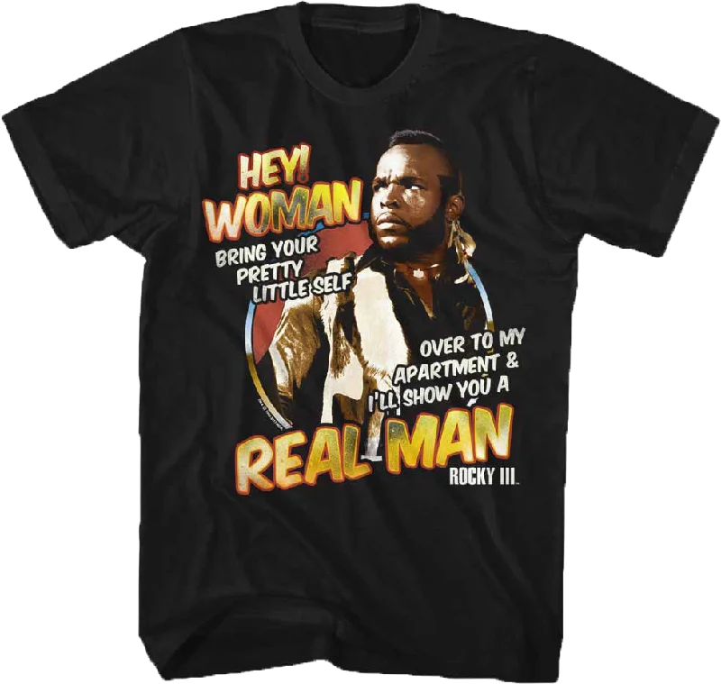 Clubber Hey Woman Rocky T-Shirt