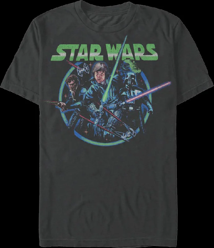 Vintage Circle Photo Star Wars T-Shirt