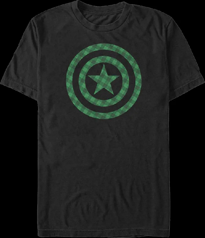 Lucky Logo Captain America Marvel Comics T-Shirt