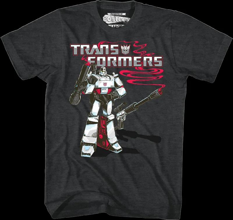 Black Heather Megatron Transformers T-Shirt