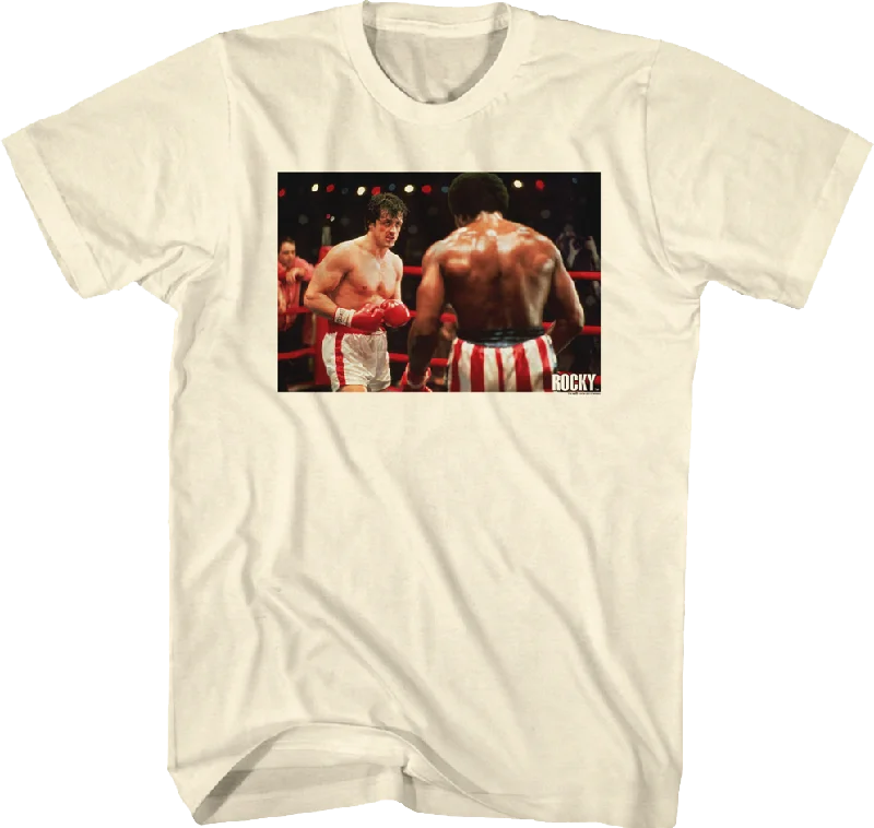 First Fight Apollo Creed vs Rocky Balboa T-Shirt