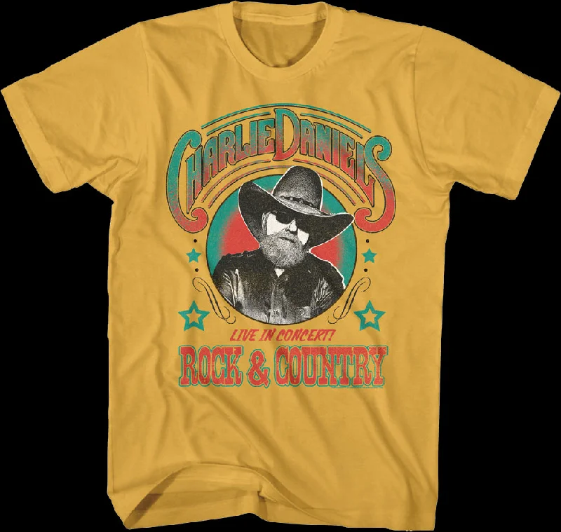 Live In Concert Charlie Daniels T-Shirt