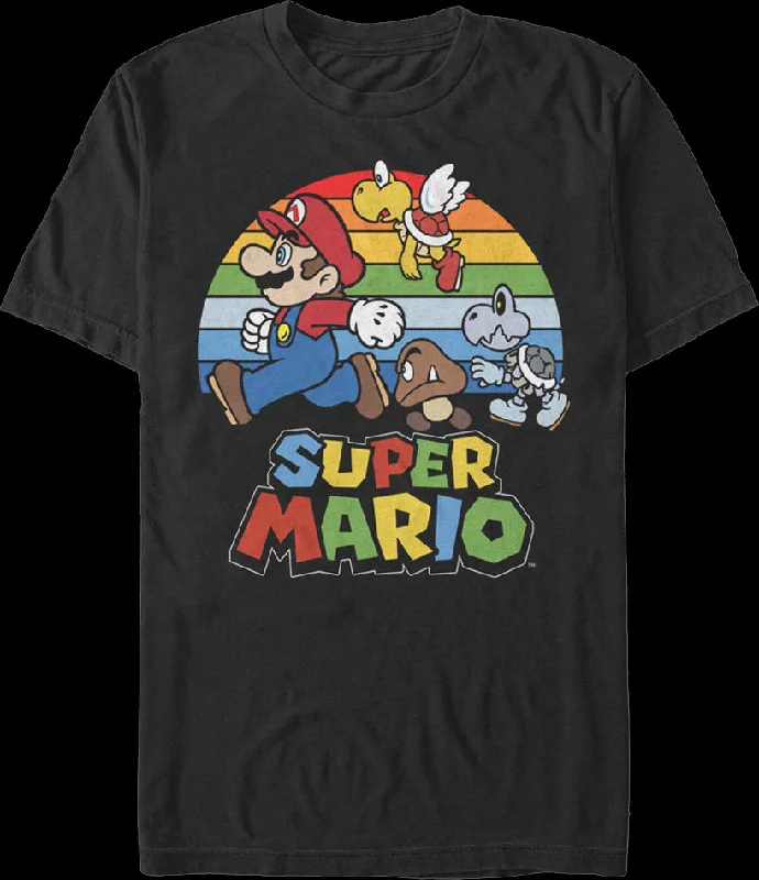 Retro Chase Super Mario Bros. T-Shirt