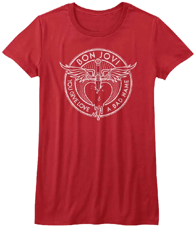 Ladies You Give Love A Bad Name Bon Jovi Shirt