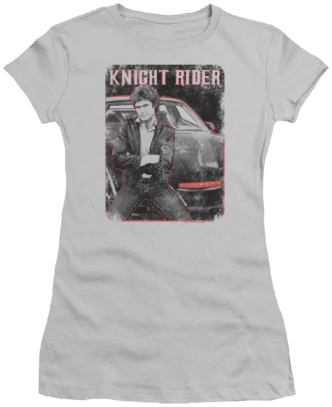 Ladies Hood Ornament Knight Rider Shirt