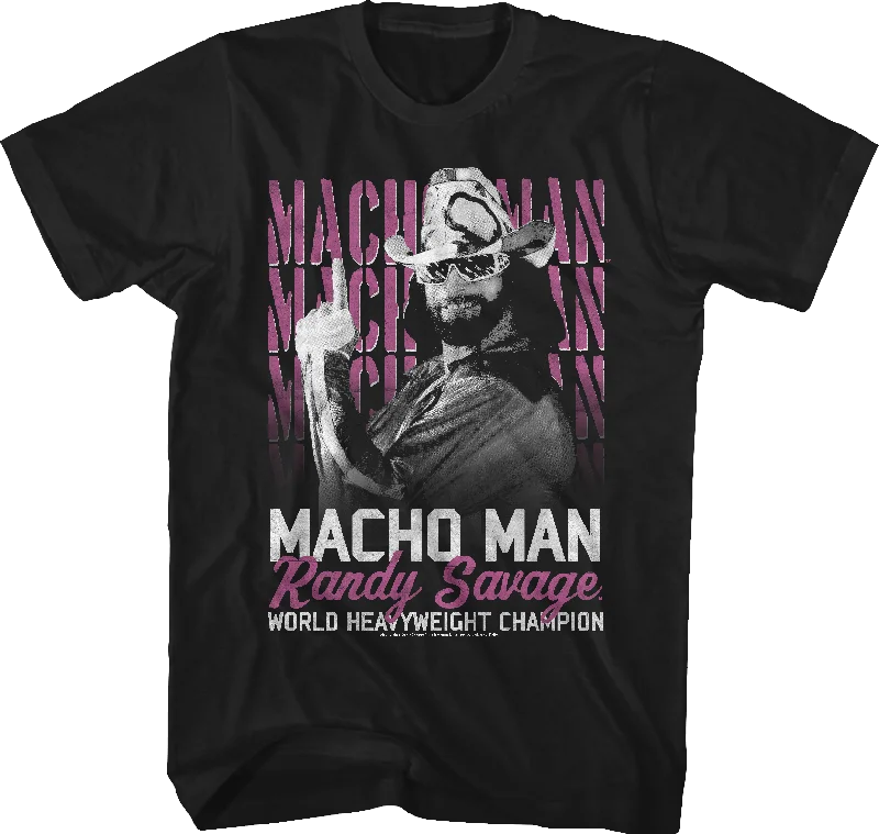 World Heavyweight Champion Macho Man Randy Savage T-Shirt