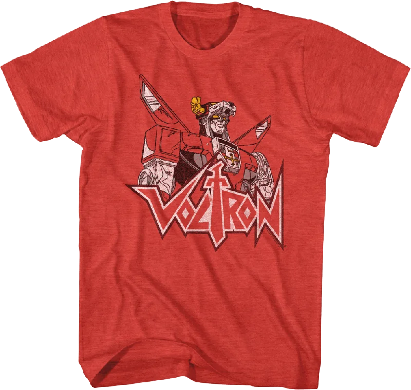 Distressed Defender of the Universe Voltron T-Shirt