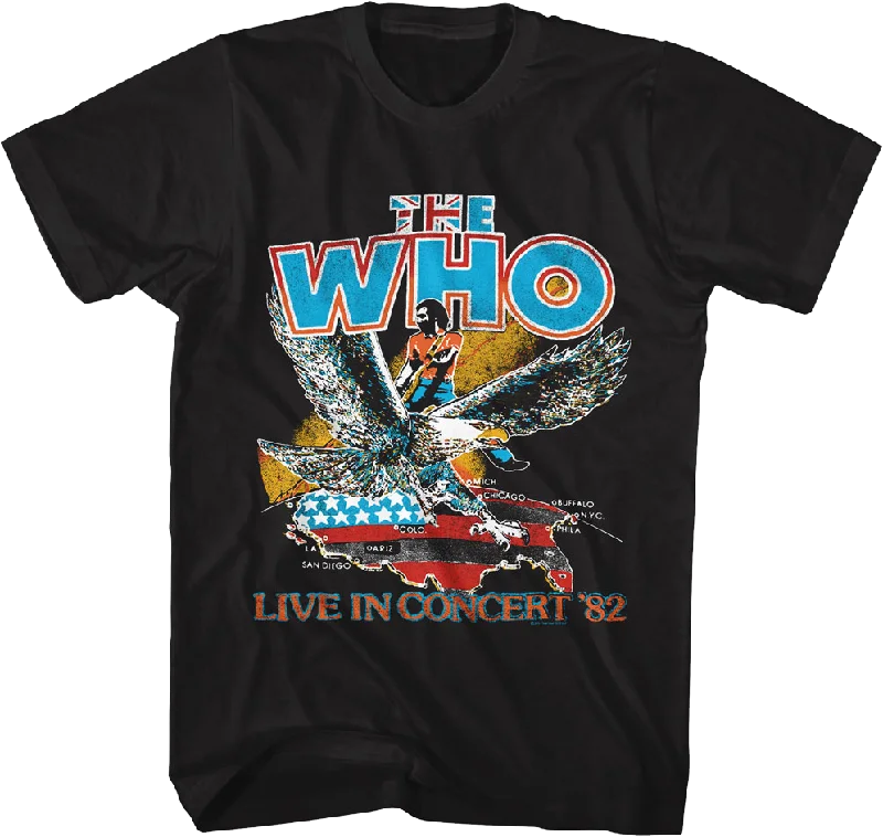 Live In Concert '82 The Who T-Shirt