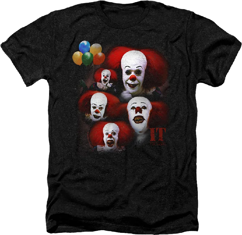 Vintage Pennywise Clown Collage IT Shirt