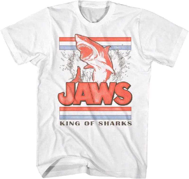 Leaping King Of Sharks Jaws T-Shirt