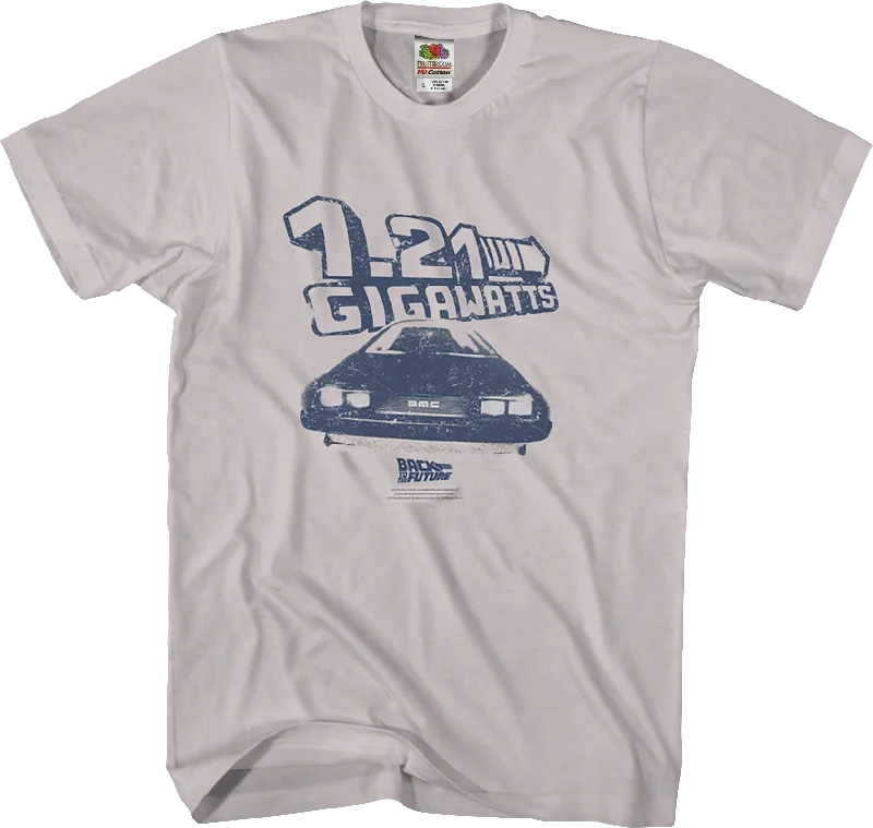 DeLorean 1.21 Gigawatts Back To The Future T-Shirt