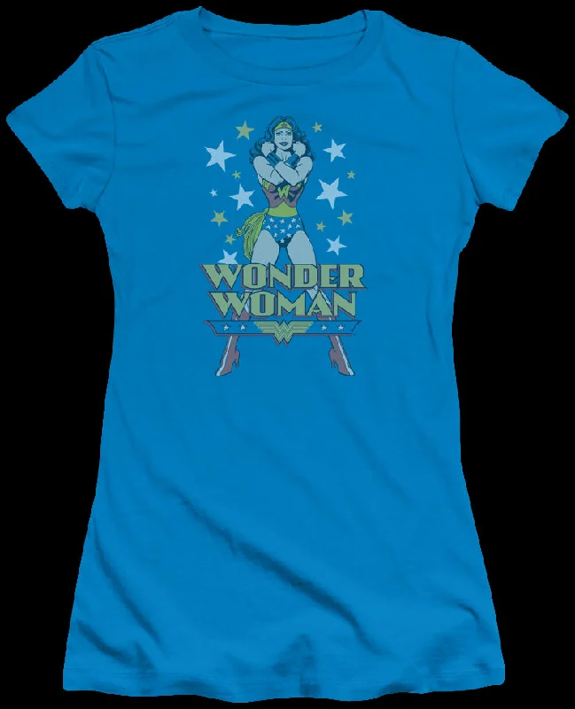 Ladies Posing Wonder Woman Shirt