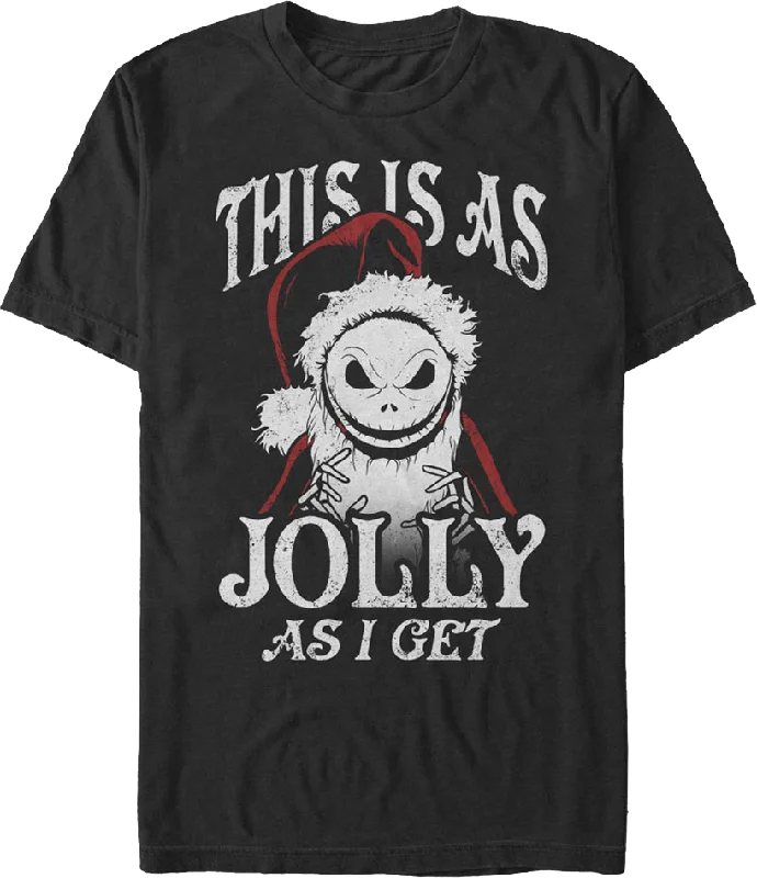 This Is As Jolly As I Get Nightmare Before Christmas T-Shirt