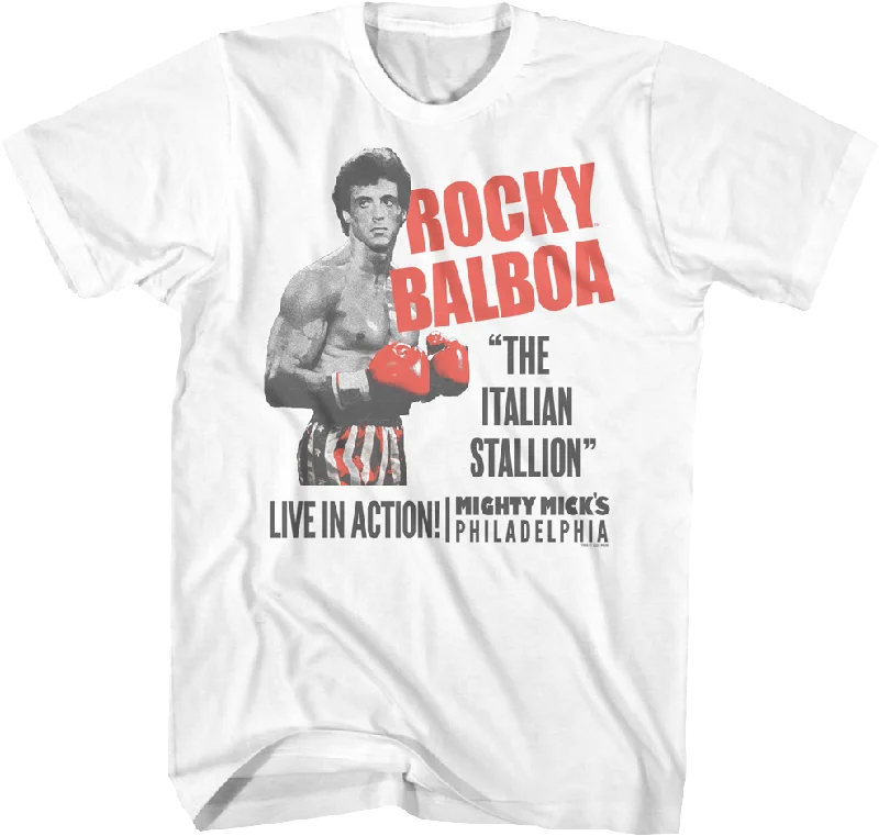 Live In Action Rocky T-Shirt