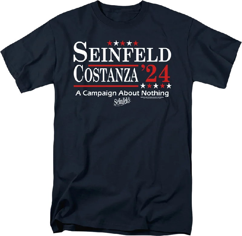 Seinfeld & Costanza '24 Campaign Poster Seinfeld T-Shirt