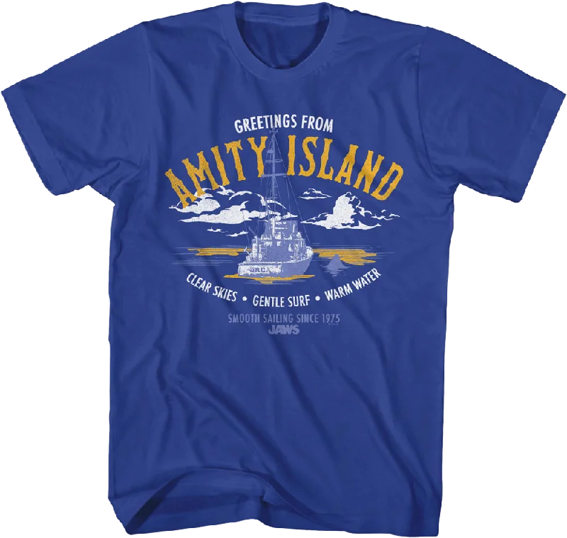 Greetings From Amity Island Jaws T-Shirt